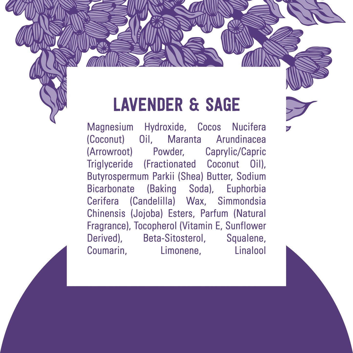 Schmidt's Aluminum-Free Vegan Deodorant Lavender & Sage with 24 Hour Odor Protection, 2 Count for Women and Men, Natural Ingredients, Cruelty-Free, 2.65 oz