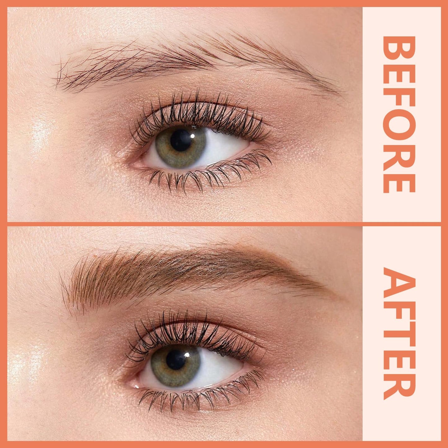 Eyebrow Pencil - Eyebrow Pen 2-IN-1 Eye Brow Pencils for Women, Microblading Brow Pen with 4-Fork-Tip & Precision Tip, 1 Eyebrow Brush, Create Natural Hair-Like Brows, Last All-Day, Brown