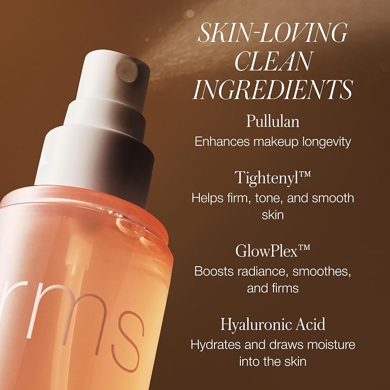 Hydrating Setting Spray for Makeup with Niacinamide & Hyaluronic Acid, Alcohol-Free - 1 Fl Oz