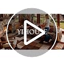 YIHOUSE Brown Multi Geometric Patchwork Area Rug 6x9 ft for Living Room & Bedroom