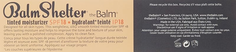 Tinted Moisturizer with SPF 18 - theBalm BalmShelter Dark