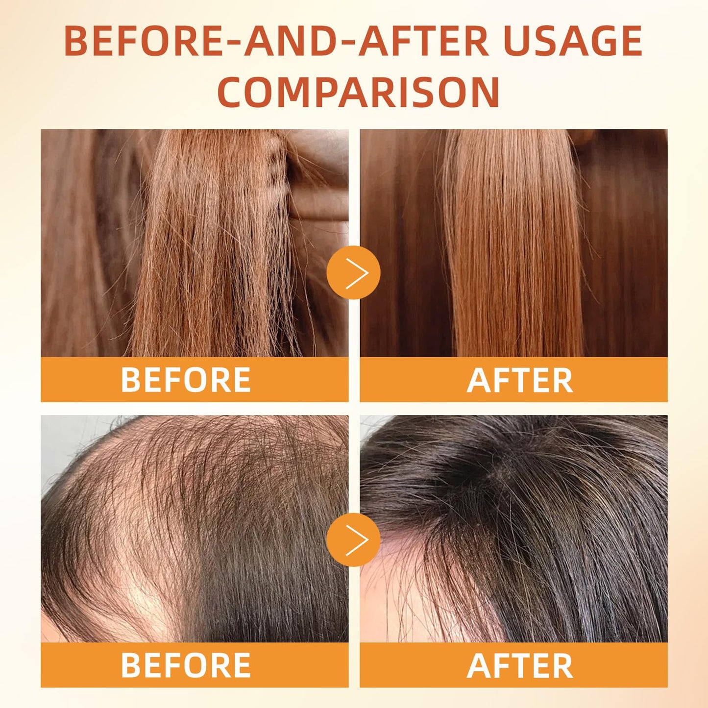 ANNASPEAK Rapunzel Hair syrup, Pink Grapefruit, Jojoba, Sweet Almond, Cherry, for All Hair Types (100ml)