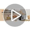 WUNLY Platinum Smart Touchscreen 2-Slice Toaster with Wide Slots & Memory