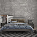 24x591 in Light Gray Concrete Wallpaper Peel & Stick - Thick Matte Self-Adhesive Vinyl
