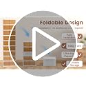 9-Tier Folding Shoe Rack Storage Organizer - Holds 18 Pairs - Space Saving