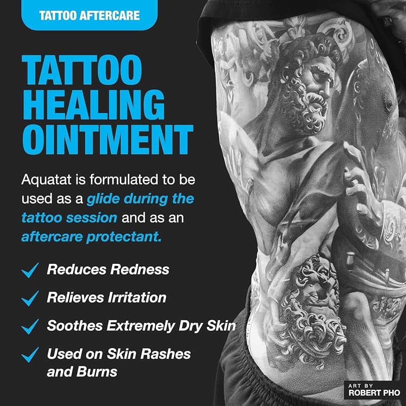 H2Ocean Aquatat Tattoo Healing Ointment 1.75 oz (Pack of 2) Fragrance-Free