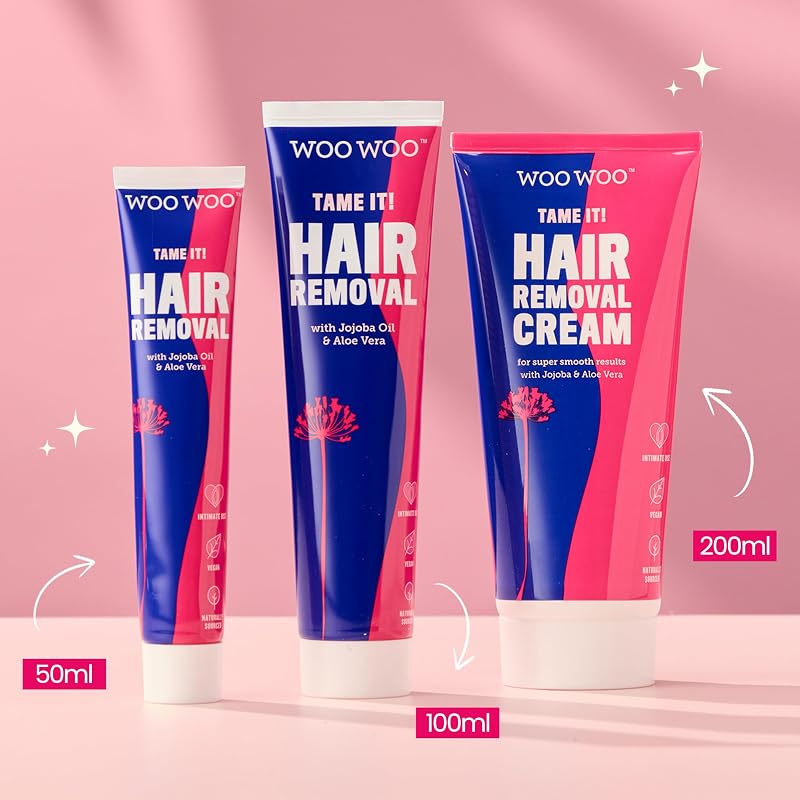 Tame It! Bikini Line Hair Removal Cream for Women 50 ml (Pack of 2) 1.7 Ounce Variation