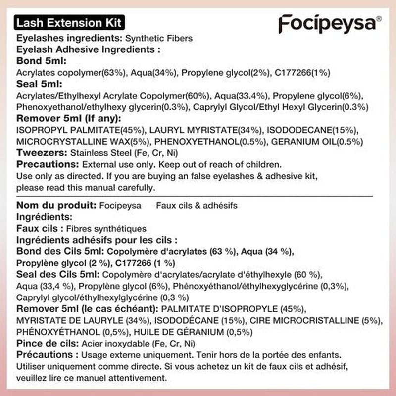 Fluffy Eyelash Extension Kit Volume Lash Clusters Kit 10-18mm Individual Lashes Clusters 100D DIY Lash Extension Kit 200pcs Clusters Lash with Bond and Remover Lash Applicator by Focipeysa