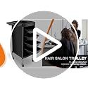 Salon Storage Cart with 6 Layers and Wheels - Hairdressing Trolley Organizer