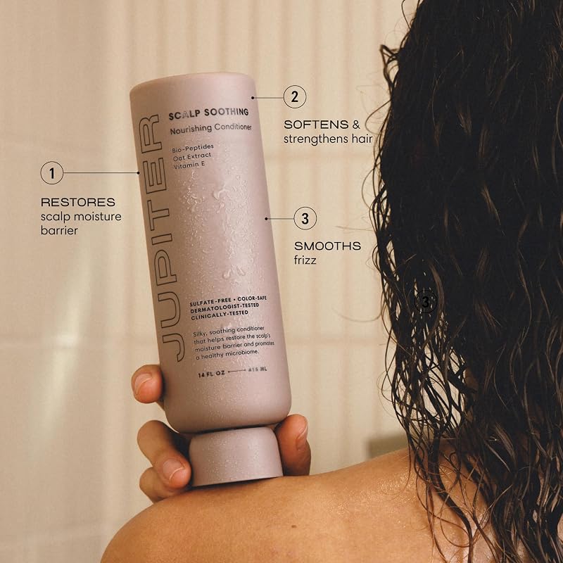 Jupiter Nourishing Conditioner for Scalp Care — Sulfate & Paraben Free, Color-Safe