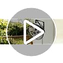 16 Inch Wall Mount Fan with Lights - 6-Speed Adjustable Outdoor Gazebo & Garage Fan