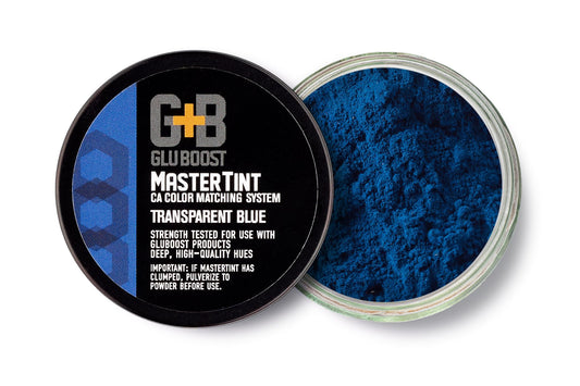 GluBoost MasterTint Jars – Long-Lasting Color Additives for Perfect Color Matching – Works with MasterGlu & Fill n’ Finish Pro – No Solvent Needed - Blue