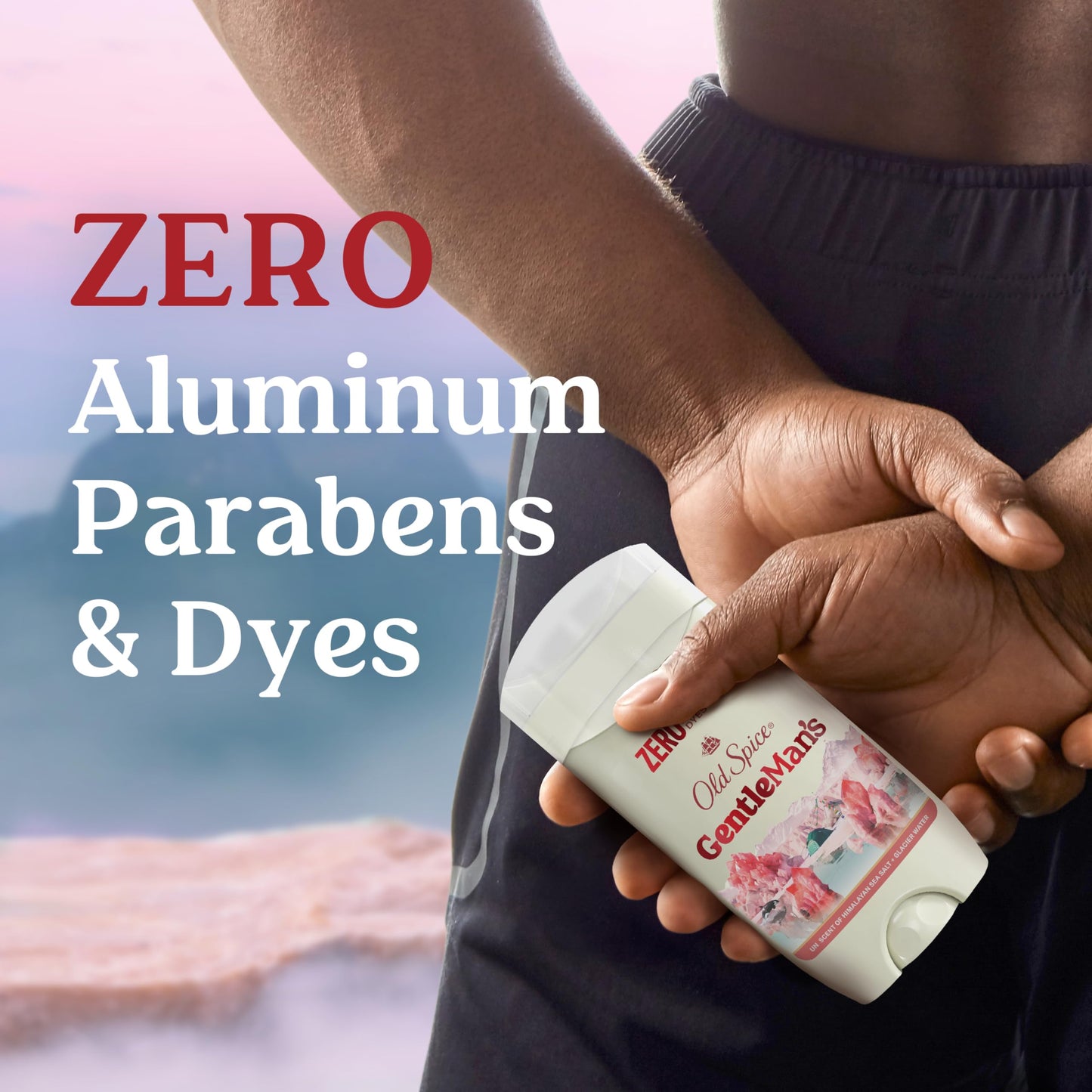 Old Spice GentleMan's Aluminum Free Dry Feel Deodorant for Men, 24/7 Lasting Freshness, Gentle on Skin with Skin Conditioners, Himalayan Sea Salt + Glacier Water Scent, 3.0 oz (Pack of 3)