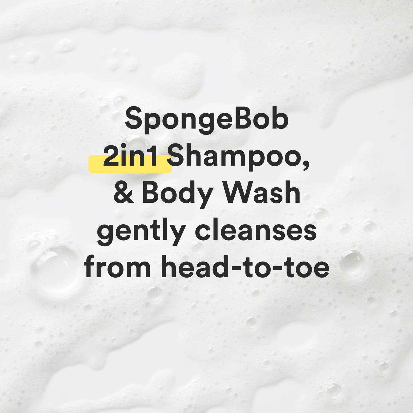 Suave Kids 3-in-1 Spongebob, Tear Free, Body Wash, Shampoo and Conditioners, Dermatologist Tested, 28 Oz Pack of 4