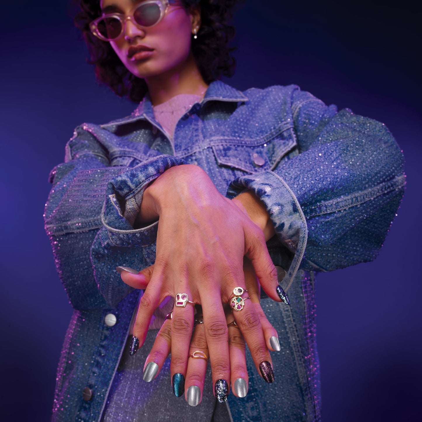 Sally Hansen Insta-Dri, Lustrous Gold, Quick Dry, Long Lasting, Opaque, Metallic Gold Nail Polish