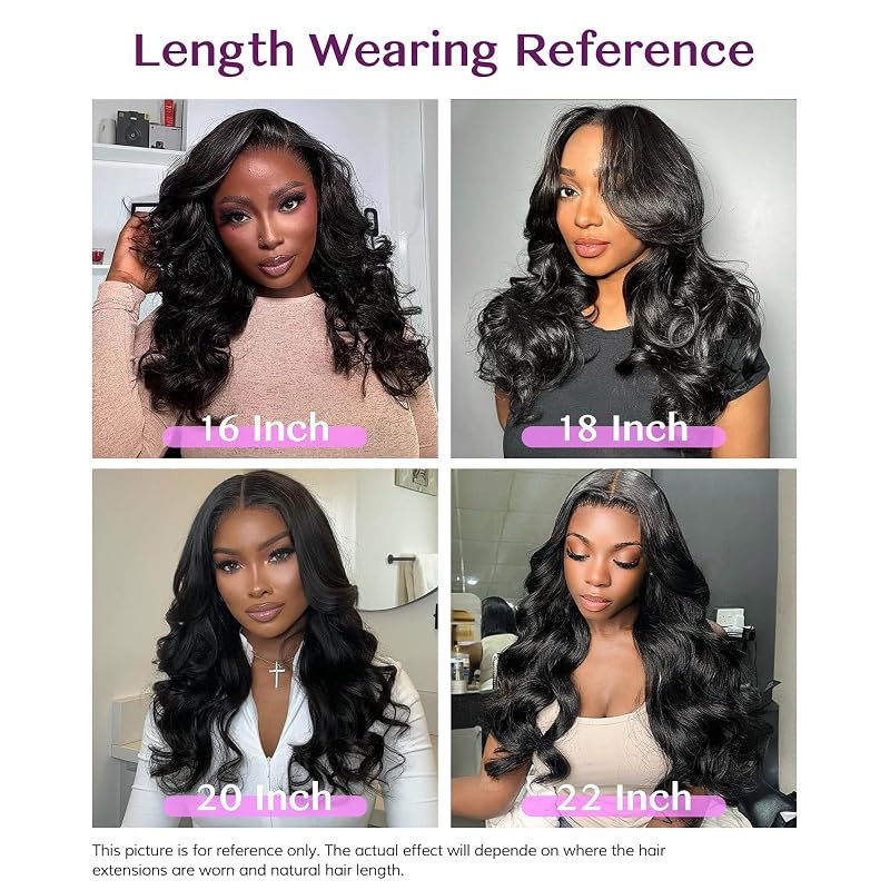 IDN Beauty 14 Inch 100g Natural Black Seamless Clip-In Hair Extensions - 7pcs Ultra-Thin PU Weft