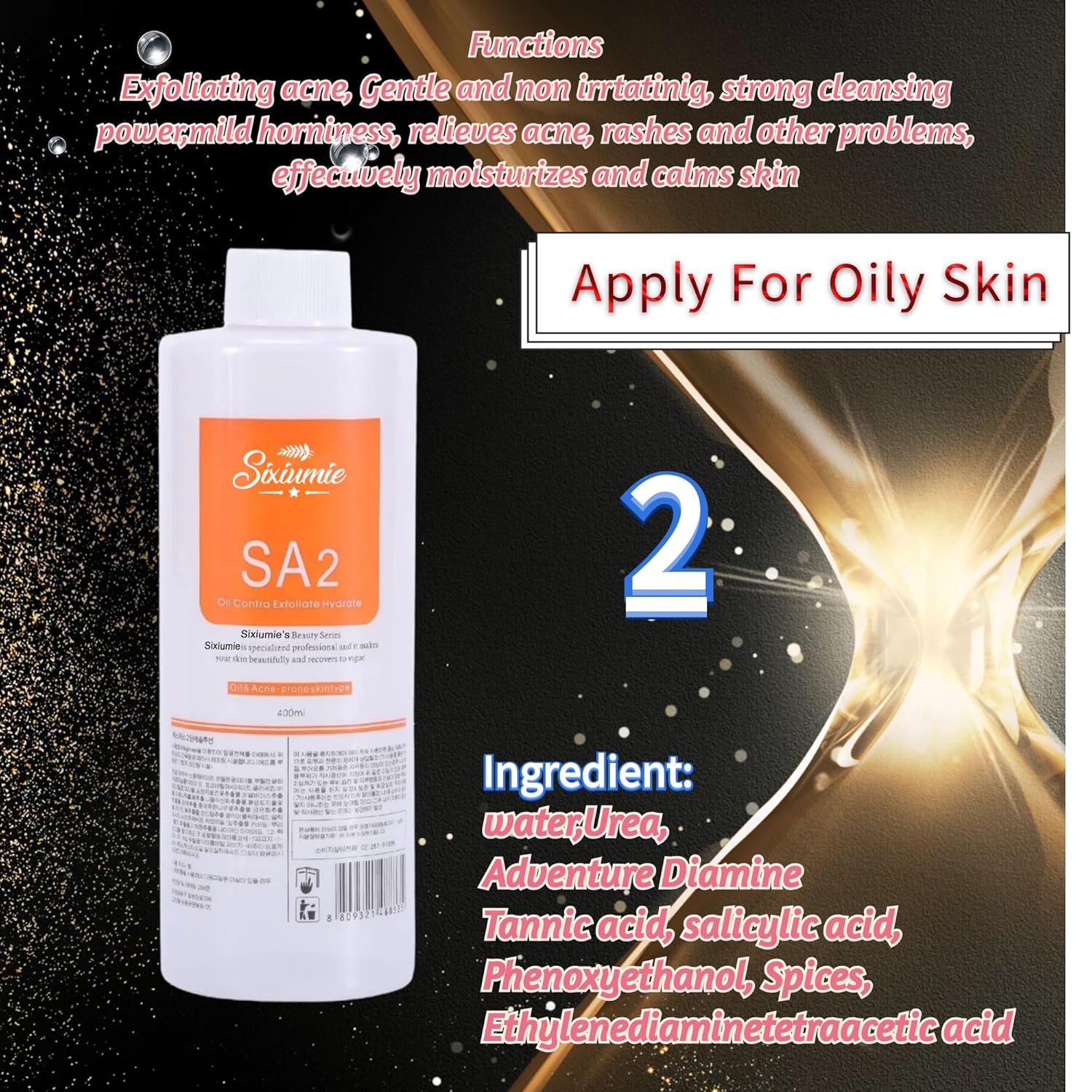 Aqua Peeling Solution - Top Salon Skin Scrub for Hydration & Exfoliation (40 fl oz)