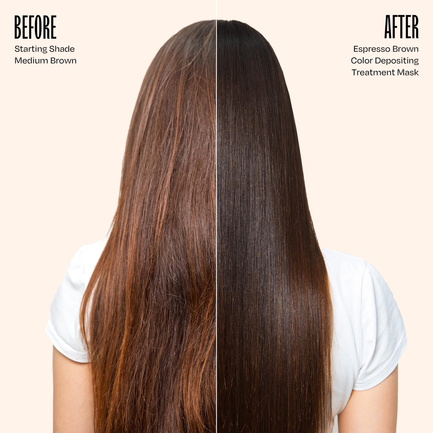 Overtone Color Depositing Semi-Permanent Hair Dye Conditioner - 8 oz For Natural & Color-Treated Hair, Moisturizing Shea Butter & Coconut Oil - Vegan & Cruelty-Free, Espresso Brown