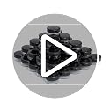 10g Sample Containers with Black Lid - Cosmetic Storage Jars - ZEJIA