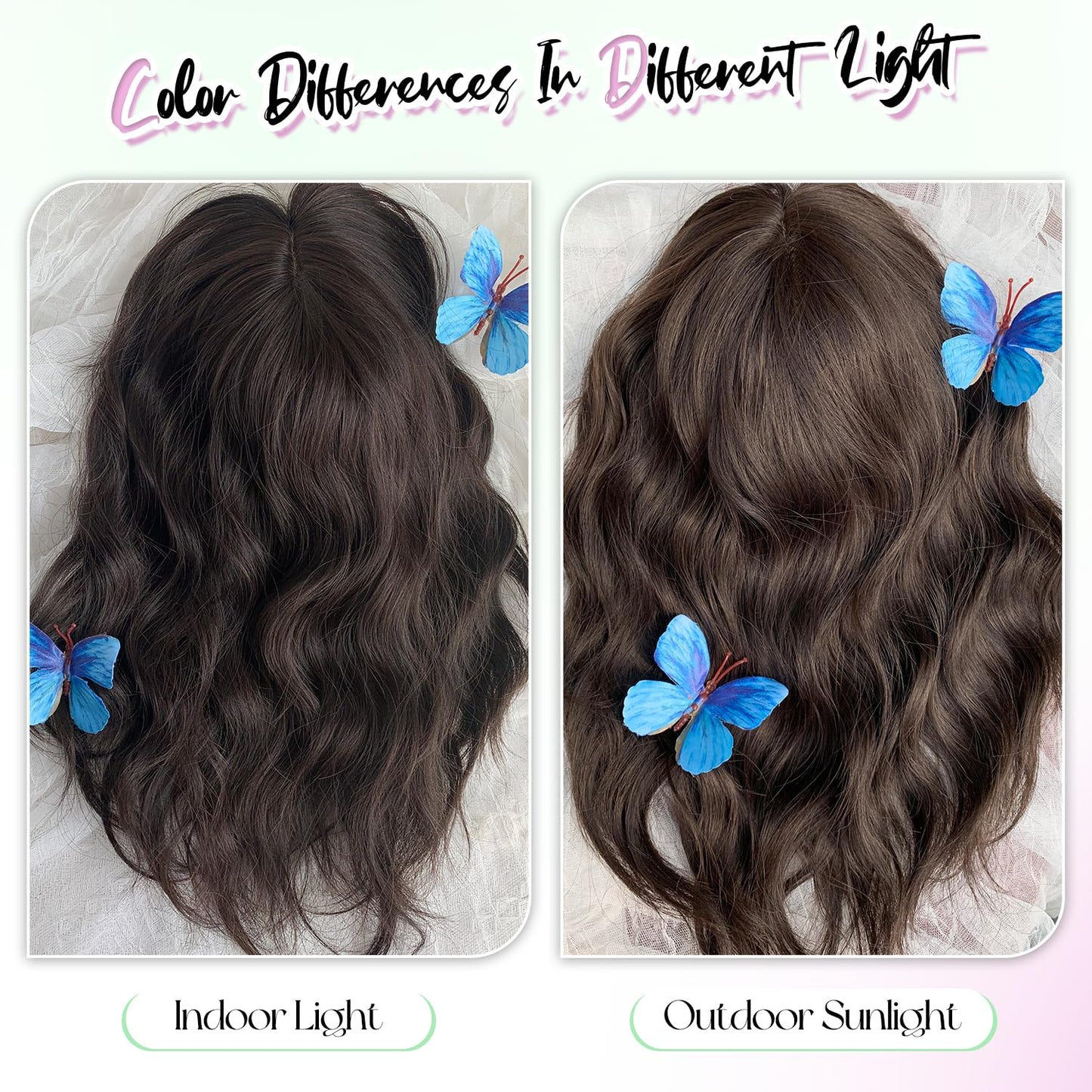 UDU 11inch Hair Topper for Women, Lightweight & Breathable Wiglet for Thinning Hair, Natural Look Volume Booster Hairpiece for Coverage, Ideal for Summer Wear