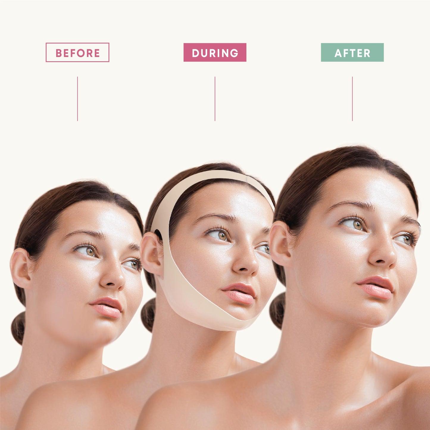 V Line Lifting Mask Double Chin Reducer for Face Lift & Chin Sculpting | Double Chin Eliminator for Women | Face Strap for Sleeping & Jaw Shaper | Tightening Band for Neck & Cheek | Vline Mask Jawline