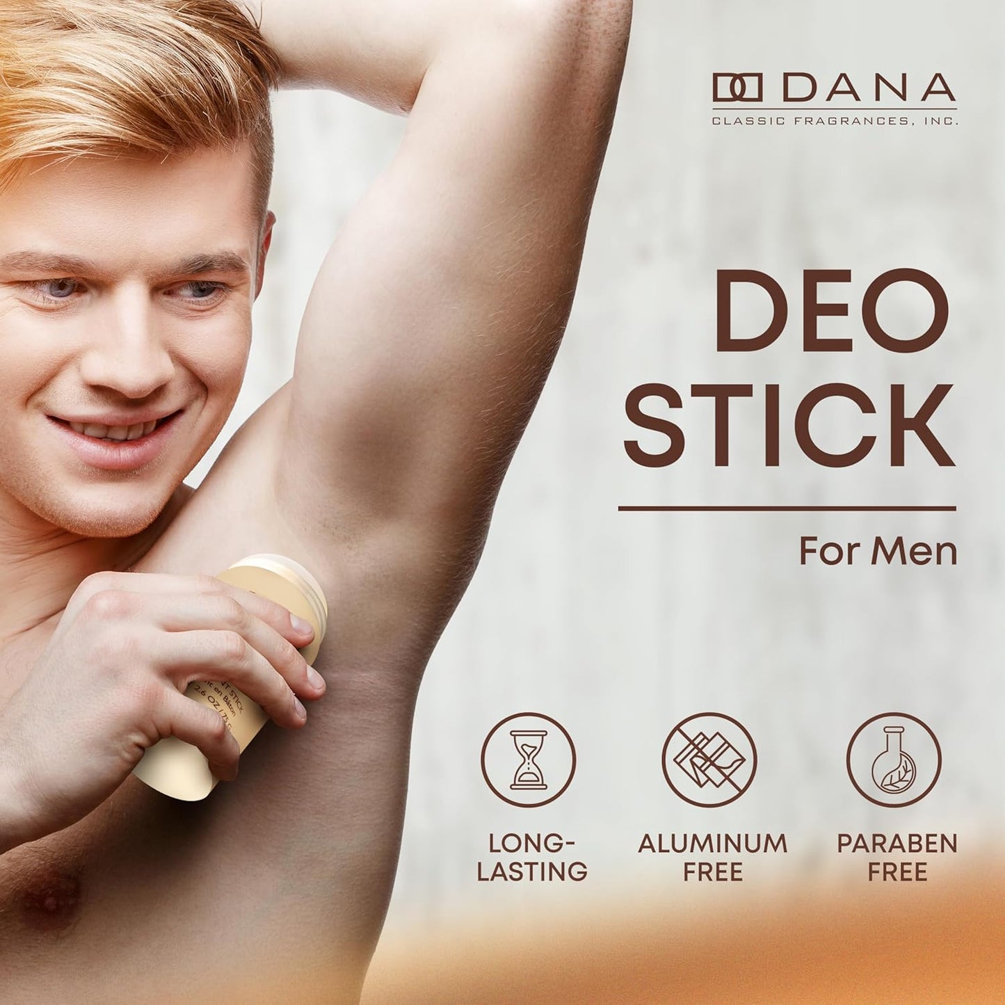 English Leather Men's Deodorant - Classic Citrus & Woody Scent, Long-Lasting 2.6 Oz