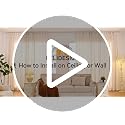 Ceiling Curtain Track Set 18-24ft White Room Divider Rail System - 8 Pieces