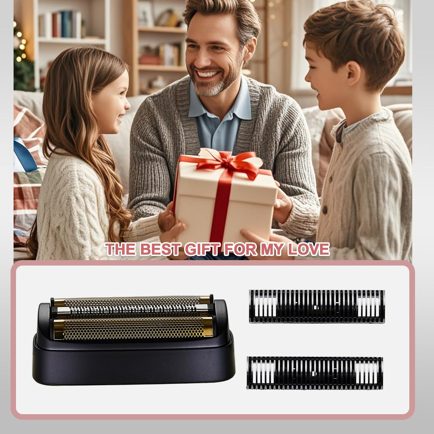 Replacement Foil & Inner Cutters Compatible with Andis 17300 reSURGE Electric Shaver, Black (1 Pack)