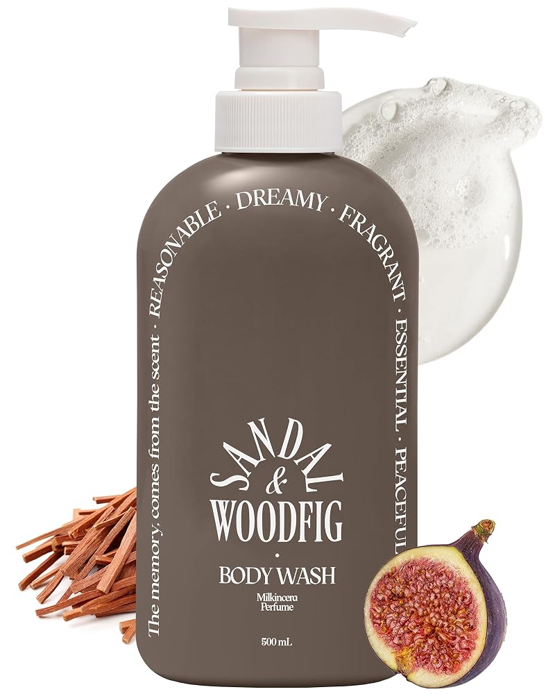 Milk in Cera Perfume Body Wash with Milk Protein & Ceramide - Odid Sandal Woodfig 16.9 fl oz