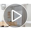 Blackout Linen Textured Curtains for Bedroom 50W x 120L - Oatmeal, Pack of 2