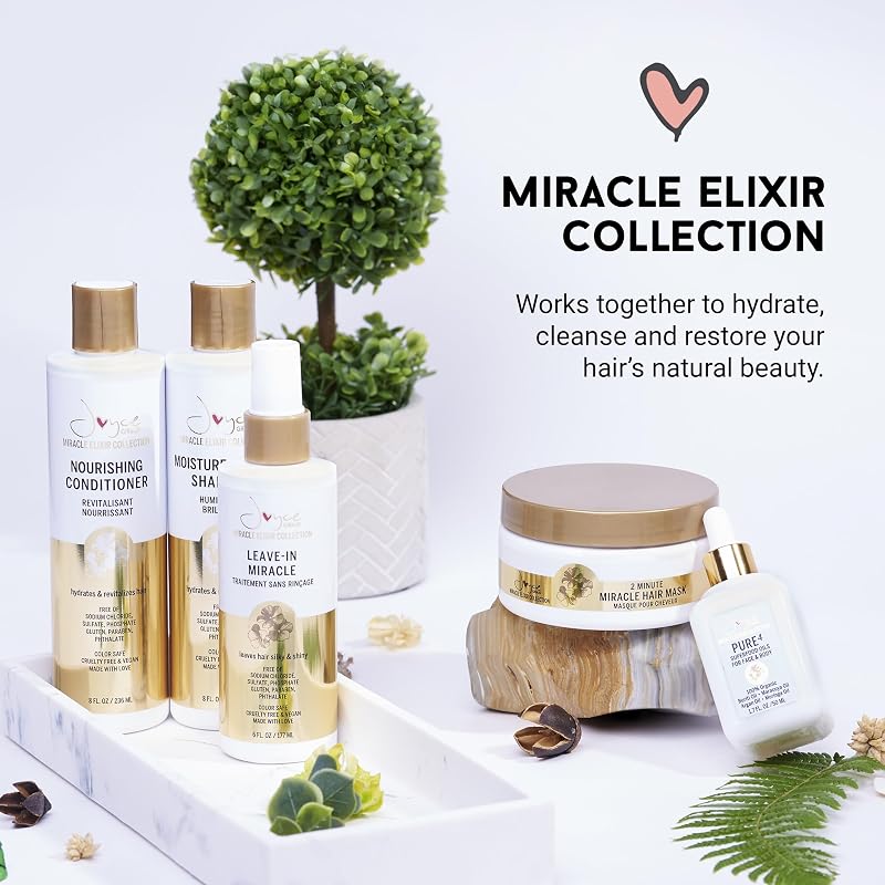 Leave-In Miracle Hair Treatment with Pure4 Oils – 6 Oz