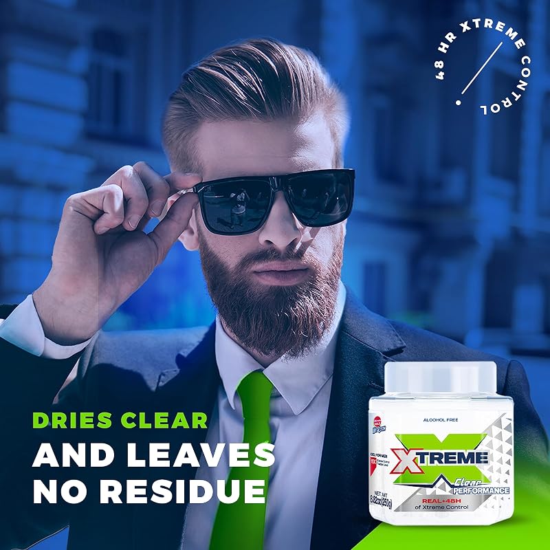 Xtreme Performance Hair Gel Aloe Vera 8.82 oz (Pack of 12) - Extra Strong Hold