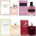 A CENTER 4PCS Perfume Set for Women - Floral Fragrance Gift Set with Vanilla,Sweet Fruity Eau De Parfume| 3.4 Fl Oz Each(La Vida Bella,La Vida Bella Crystal,La Vida Bella Ext,Valentine Milano)