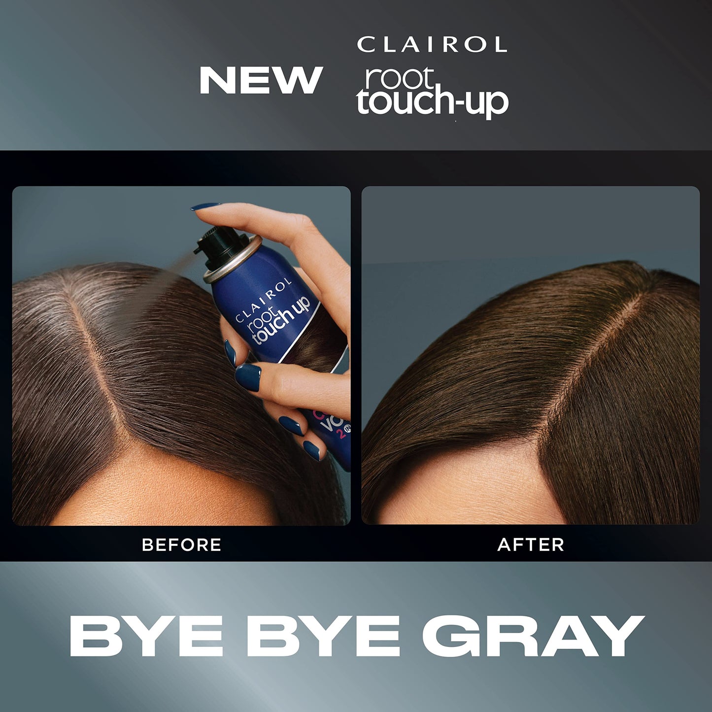 Clairol Root Touch-Up Color + Volume 2-in-1 Temporary Spray, Medium Brown Hair Color, Pack of 1