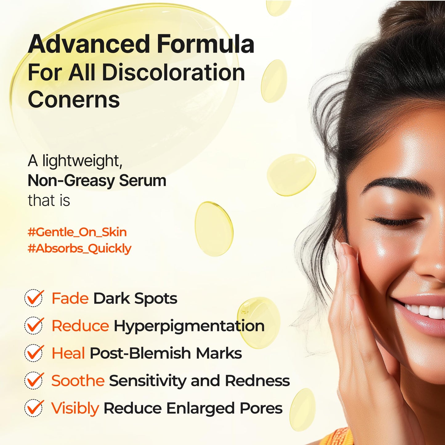 The SkinPixels 10% Niacinamide Brightening & Glow Face Serum – Reduces Dark Spots, Acne, Fine Lines & Wrinkles, Pore Minimizer, Anti-Aging with Tranexamic Acid, Alpha Arbutin & Hyaluronic Acid, 30ml