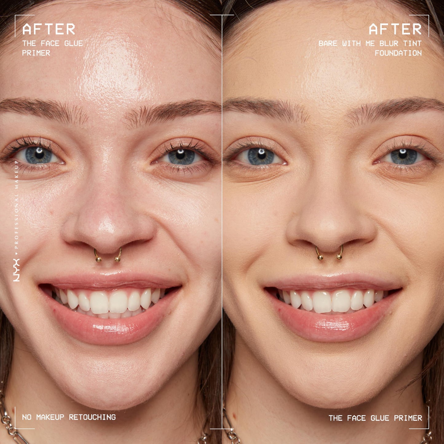 NYX PROFESSIONAL MAKEUP The Face Glue Gripping Primer, Hydrating Makeup Primer with Up To 24HR Wear, Vegan & Cruelty Free