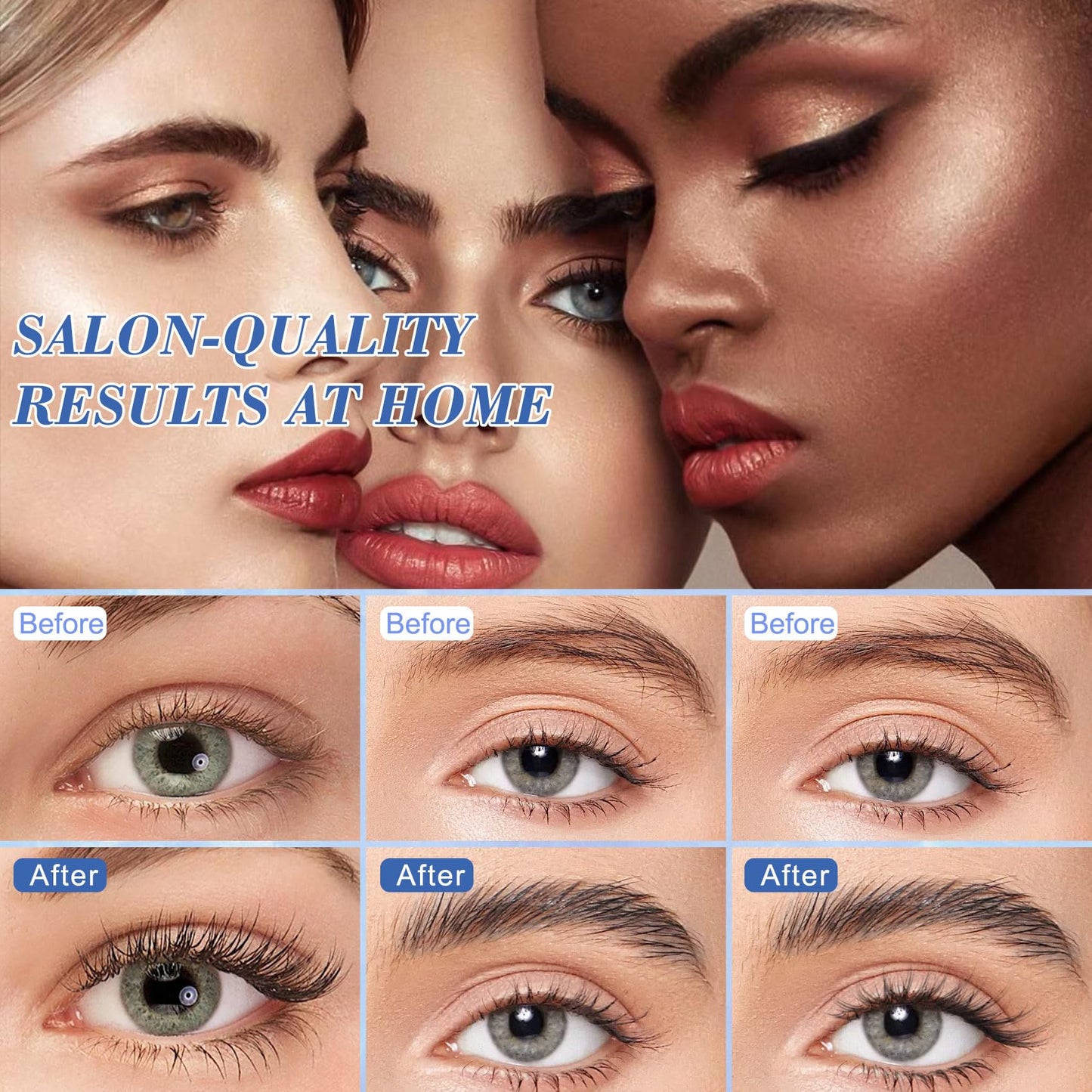 Lash Lift Kit, Eyelash Perm Kit for Natural Curling, Professional Eyelash Lift Kit for Long-Lasting Curl, Black Eyebrows & Eyelashes Color Kit, DIY Lash Lamination Set for Salon & Home Use