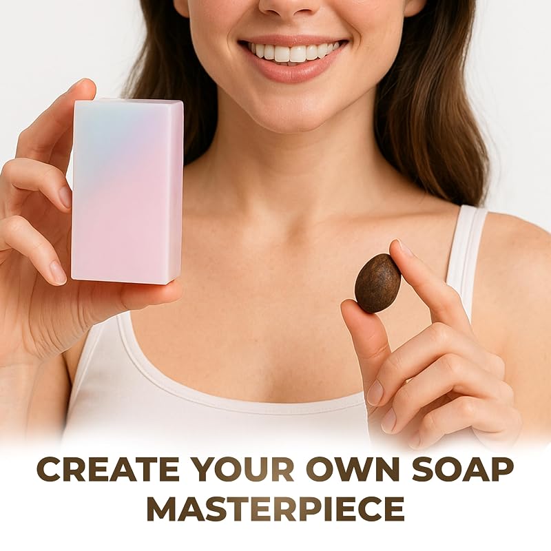 Shea Butter Melt & Pour Soap Base 5 lb - SLS/SLES Free, 80 oz Bundle