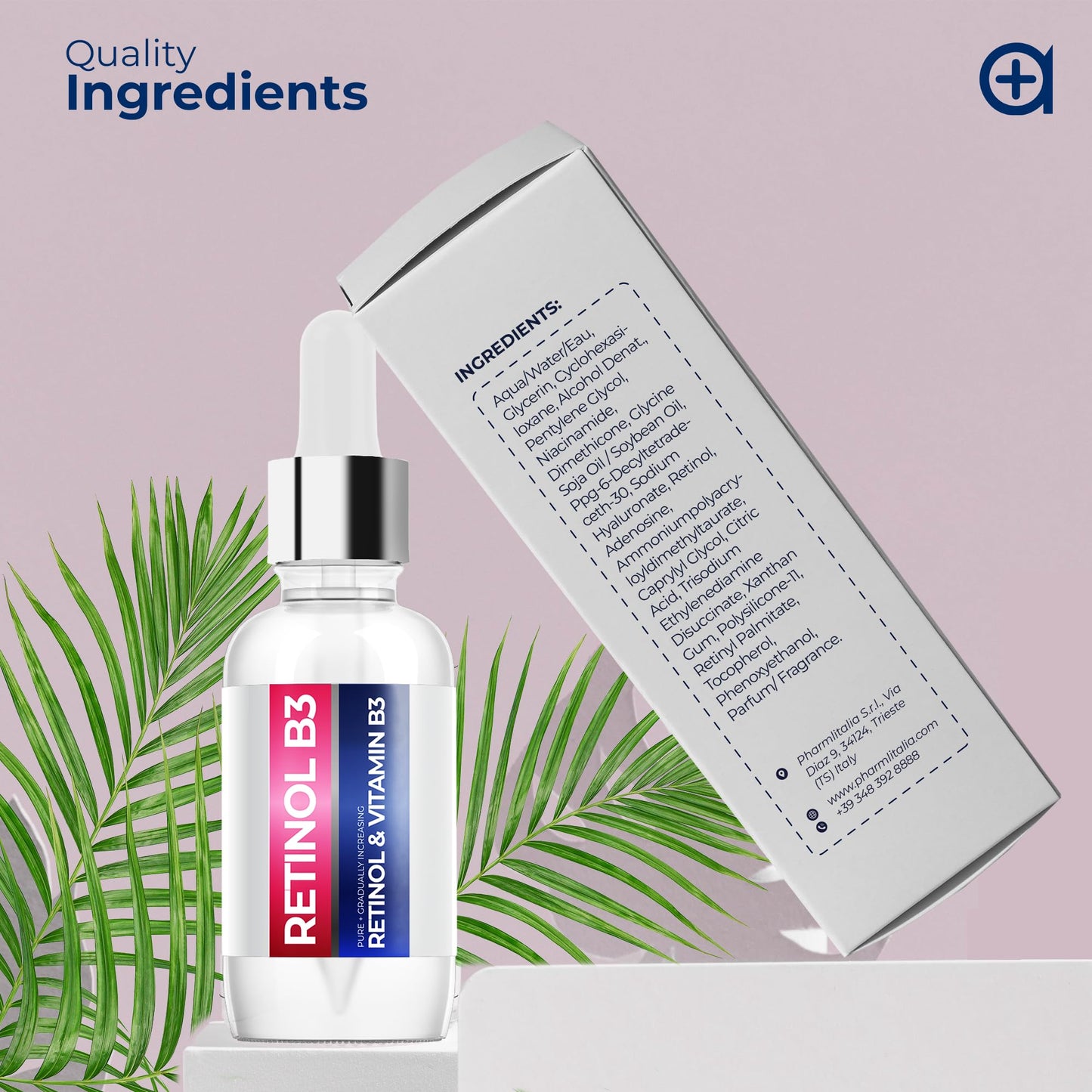 Resurfacing Retinol Serum for Face with Vitamin B3 - Retinol Total Package Serum for Anti Aging, Wrinkles, Fine Lines, Acne Scar and Sun Spots for a Radiant Complexion - Boost Collagen and Hydrates