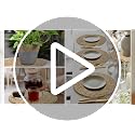 40 Pcs Round Woven Placemats 13.8 Inch Boho Rattan Farmhouse Table Mats