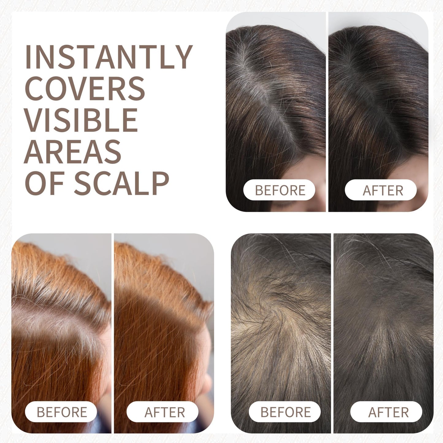 Alluria Waterproof Hairline Powder - Hair Rich Shading Powder for Women, Maycheer Hair Shadow, 30 Colors Magic Root Cover Up (Chocolate 14)