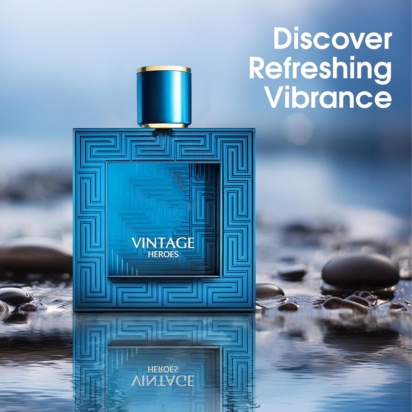 A CENTER 3Pack Men Colognes Vintage Heroes Series Eau De Parfume Spray with Woody Floral & Fruity Scent Perfume Gift Set Day to Night Luxury Fragrances