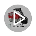 Steam Cleaner with 54oz Water Tank & 16-Piece Home & Car Cleaning Set - Red