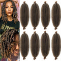 Springy Afro Twist Hair Pre-Separated 30+18 Inch (Pack of 8) - Marley Crochet 18 Inch