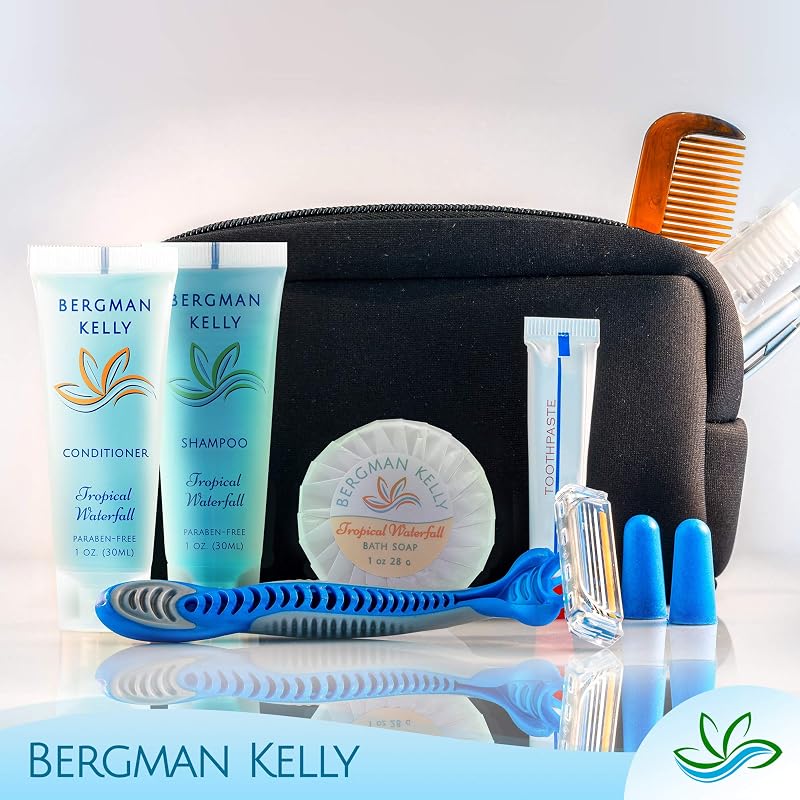 Travel Size Lotion 1 fl oz (Pack of 100) - Bergman Kelly Ginger & Lime Scent Tropical Waterfall