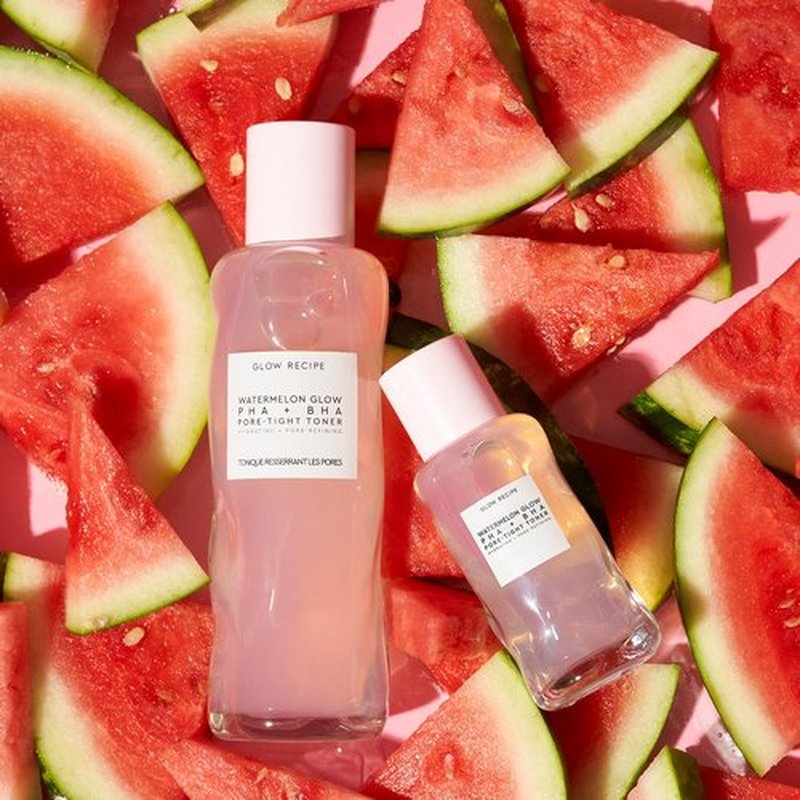 Glow Recipe PHA + BHA Face Toner - Korean Skin Care Toner, Pore Minimizer & Facial Exfoliator for Glass Skin - Tightening & Hydrating Skincare with Hyaluronic Acid & Watermelon (150ml)