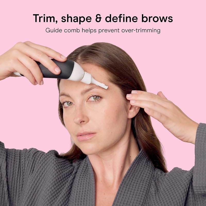 All-in-One Shave & Trim System for Women – Cordless Face & Body shaver, 75-Minute Runtime