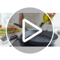 OXO Obsidian 10-Inch Carbon Steel Frying Pan, Pre-Seasoned, Oven & Induction Safe