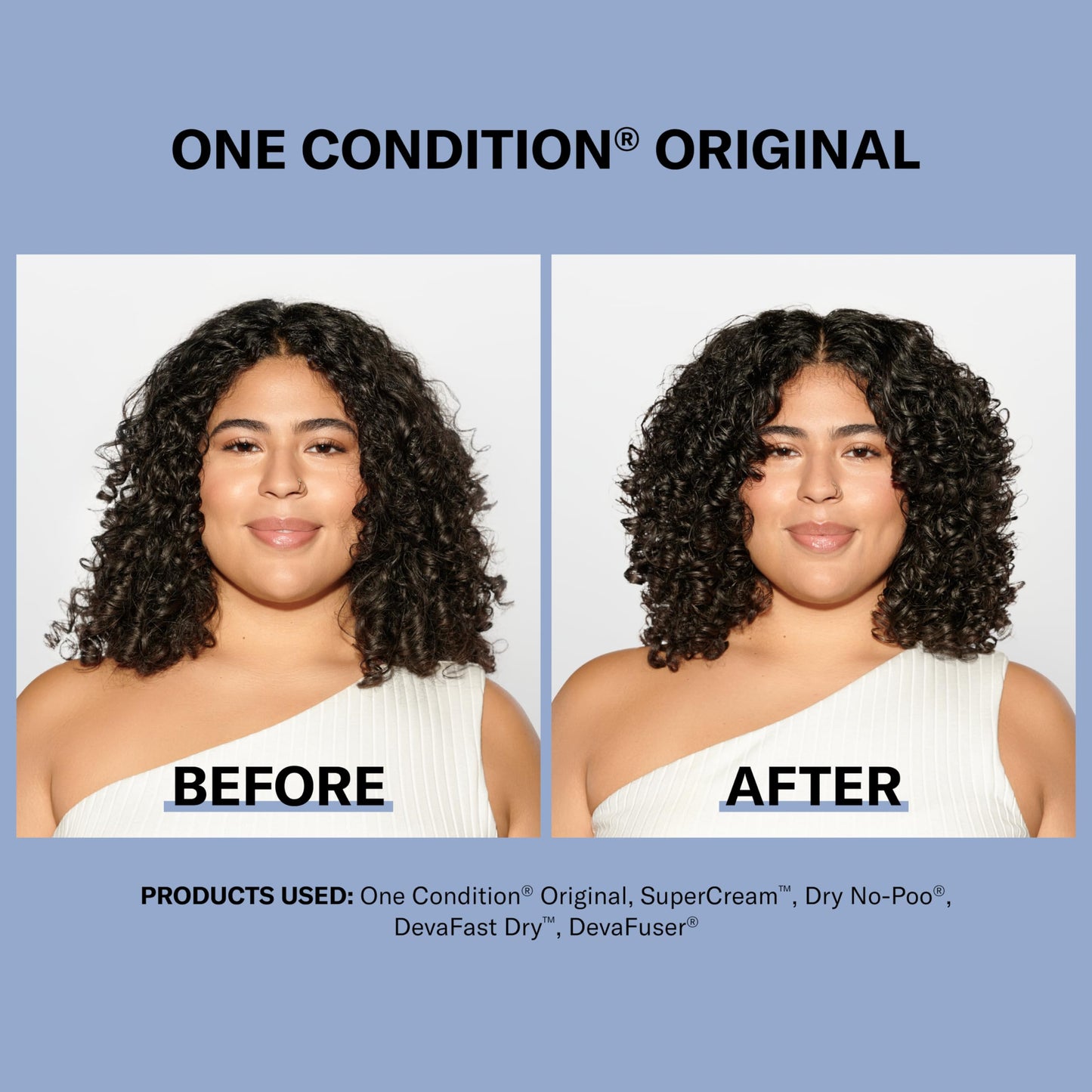 DevaCurl One Condition Original Rich Cream Conditioner, Soft Lemongrass, 32 fl. oz.