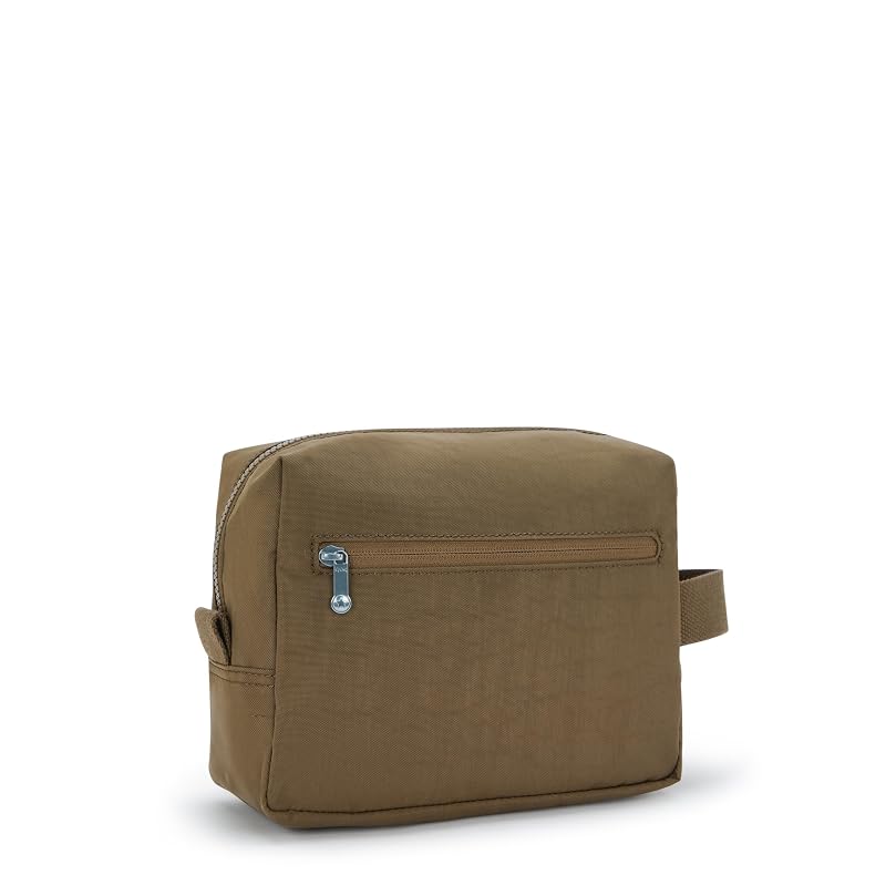 Kipling Parac Small Toiletry Bag - Khaki Smooth Variation
